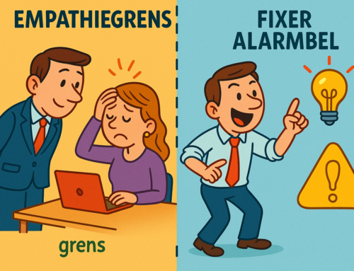 Het fundament voor professioneel leiderschap bij privéstress: de empathiegrens en de fixer alarmbel
