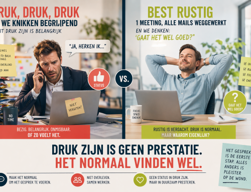 We hebben werkdruk collectief genormaliseerd, maar het gesprek erover individueel gemaakt